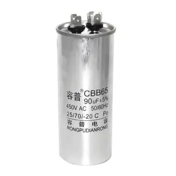 CBB65 klima kompresörü marş kapasitörü 6/10/16/20/30/40/50/60/70 / 80UF 450V
