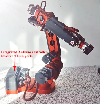 Yeni 2 kg Yük Masaüstü 6 SERBESTLIK DERECELI AR4 Mekanik Kol Açık Kaynak Arduino ROS Robot Kol Taşıma Öğretim Sanayi Genel Robotik