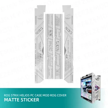 ROG Strıx Helios PC Kasa Özelleştirilmiş Mat Sticker Oyun DIY Dekorasyon ASUS GX601 Kapak Siyah / Beyaz ATX Bilgisayar Kasası