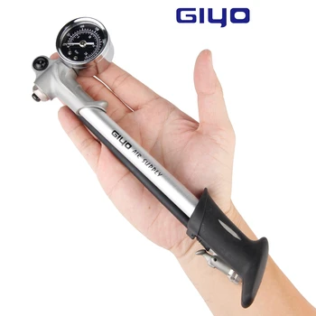 GIYO GS-02D Taşınabilir 300 psi Yüksek Basınçlı Bisiklet Pompası Dağ bisiklet çatalı Amortisör Pompaları Schrader Vana Şişirme