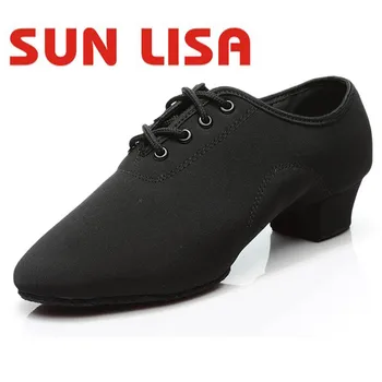 GÜNEŞ LISA erkek Latin Dans Ayakkabıları Tango Salsa Modern Balo Salonu Dans Ayakkabıları erkek Erkek Kapalı ve Açık Oxford Ayakkabı