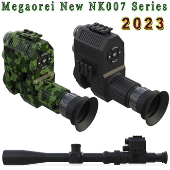 Megaorei NK007 2023 yeni 1080P gece görüş dürbün avcılık kamera balıkçılık ve avcılık için