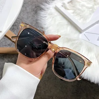 Yaz Kare Güneş Gözlüğü Bayan Moda Moda Stil güneş gözlüğü Vintage Shades Gözlük UV400 Koruma Streetwear Gözlük