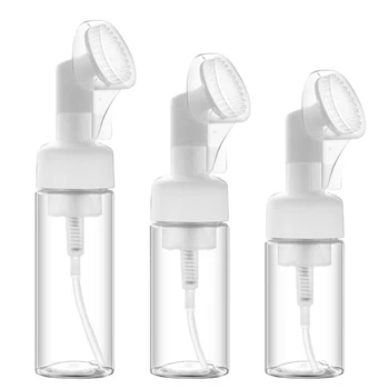 1 Adet Basın silikon fırça kafası köpük şişesi köpük köpük el yıkama kozmetik s Taşınabilir Köpük ub şişe Doldurulabilir Şişeler