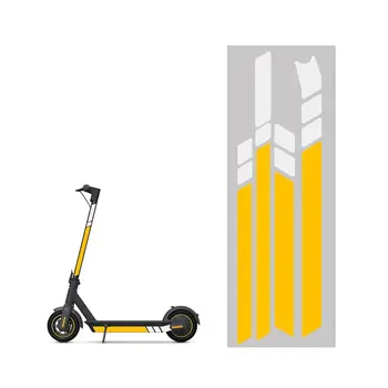 PVC Yansıtıcı Çıkartmalar Ninebot MAX G30 Elektrikli Scooter Vücut Dekorasyon Uyarı Çıkartmaları Bisiklet İçin