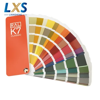 Orijinal Almanya RAL renk kartı uluslararası standart Ral K7 kartela boya için 213 renk