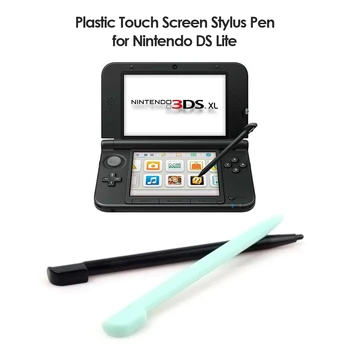 10 Adet/50 Adet Yeni Stylus Kalem Plastik Dokunmatik Ekran Stylus Rastgele Renk video oyunu Aksesuarları Nintendo DS Lite için