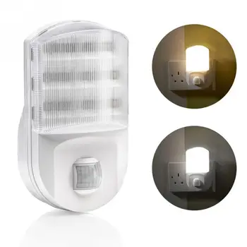 KHLITEC eklenti PIR hareket sensörü koridor priz LED gece lambası manyetik kızılötesi duvar lambası dolap merdiven ışık