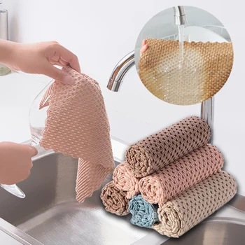 Mutfak Anti-gres silme bezi Verimli Süper Emici mikrofiber temizlik Bezi Ev Bulaşık Yıkama Mutfak temizlik havlusu