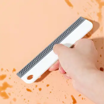 Tezgah Kazıyıcı Banyo Lavabo Ayna Kazıyıcı Ev mutfak fırını Mini Cam Temizleme Fırçası Kurulu Ayna Buğu Çözücü Ev Aletleri