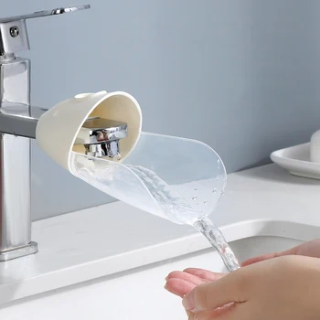 Uygun Plastik Musluk Uzatıcılar Mutfak Banyo Su Dokunun Uzatma Güzel Su Musluklar için Çocuk El Yıkama