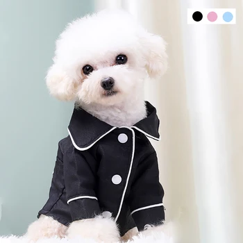 Pet Pijama Moda evcil köpek kıyafeti Gömlek Lüks Ceket Ceket Eğlence Giyim Küçük Orta Köpek Kedi Chihuahua Bulldog Evcil Hayvan Giysileri