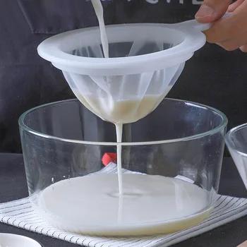 100/200/400 Mesh Soya Sütü şarap filtre torbası Somun Süt Torbası Mutfak Süzgeç Kalıntı Ayırıcı Kullanımlık Çay Kahve Yağı Yoğurt Filtresi