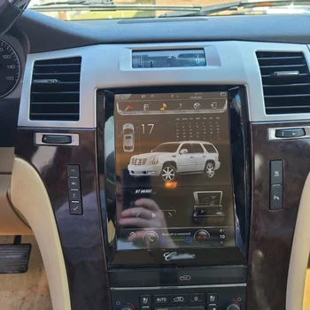 Tesla ekran Cadillac escalade 2007-2015 İçin Android Radyo Araba Multimedya Oynatıcı Araba stereo sesli GPS navigasyon Başkanı Ünitesi