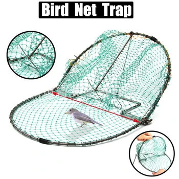 2022 Yeni 20/30/40cm Kuş Net Humane Canlı Tuzak Tavşan Alıcı Örgü Ev Bahçe İçin Yakalama Avcılık Güvercin Bıldırcın