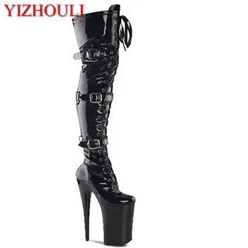 Gece kulübü kadın ayakkabısı kutup dans botları stiletto topuklu 12-23cm, modelleri sahne gösterisi yüksek topuklu, dans ayakkabıları