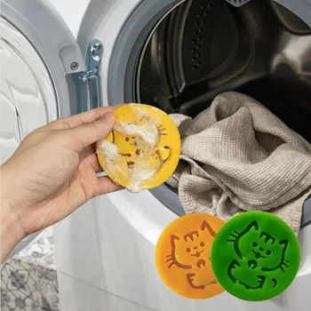 1/2 ADET Pet Saç Çıkarıcı Çamaşır Makinesi Saç Çıkarıcı Kullanımlık Kabartmak pamuk tiftiği temizleyici Çamaşır Köpek Saç Catcher Mini Temizleme Araçları