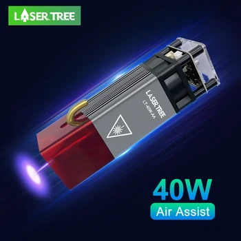 LAZER ağacı 40W Lazer Modülü ile Hava Yardımı 80W Yüksek Güç TTL mavi ışık lazer kafası için CNC Lazer Oyma Kesme Makinesi
