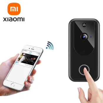 Xiaomi Mijia Akıllı Ev Video Kapı Zili Kablosuz Uzaktan Ev İzleme Ubox Video Sesli İnterkom Wifi Kapı Zili Güvenlik Kamera