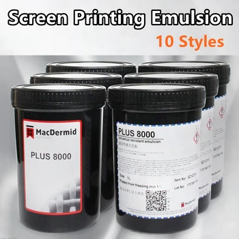 Serigrafi Emülsiyon Fotopolimer Tekstil PCB Cam Serigrafi Baskı Fotoğraf Emülsiyonu Işığa Duyarlı Dirençli Şablonlar