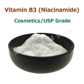 100g Saf Niasin Vitamin B3 Tozu (Nikotinamid/Niasinamid) Kozmetik / USP Sınıfı