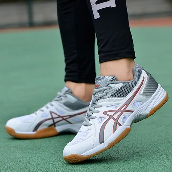 2020 Profesyonel Tenis Ayakkabıları Erkekler Kadınlar için Nefes Badminton Voleybol Ayakkabı Kapalı Spor Eğitim Sneakers Tenis Erkekler