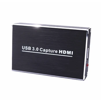HDMI Yakalama Kartı Canlı Akış Video Yakalama Cihazı USB 3.0 4K 1080P HD Kapmak Dongle Kutusu Kayıt Yakalama PC PS4 Oyun