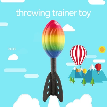 3 Adet Köpük El Atma Roket Oyuncaklar Ebeveyn-Çocuk İnteraktif Açık Oyun Atma Oyuncak Çocuklar Eğlence Lansmanı Oyun Enstrüman