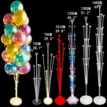 73/130/160cm Balonlar Standı Sütun Balon Tutucu Düğün Doğum Günü Partisi Süslemeleri Çocuklar Bebek Duş Balonlar Aksesuarları