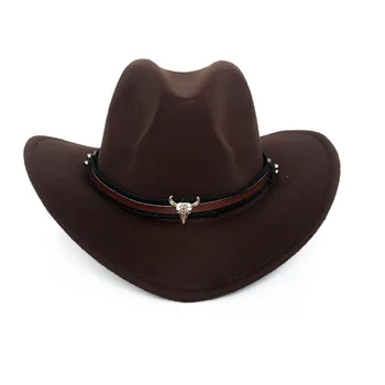 Bayan Erkek Şapka Cowgirl Kovboy Vahşi Batı Şapka Batı Şapkalar Geniş Ağız Kap Batı Dekor Vahşi Batı dokulu şapka Kovboy Parti
