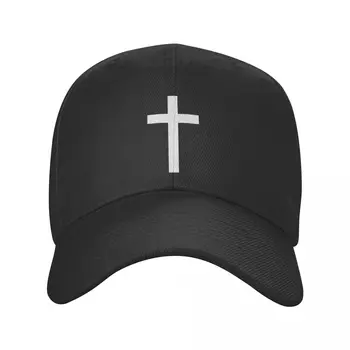 Punk Unisex Katolik İsa Çapraz beyzbol şapkası Yetişkin Hıristiyan Dini Ayarlanabilir Baba Şapka Kadın Erkek Spor Snapback Şapka