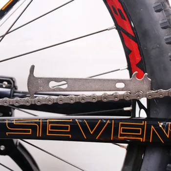 RL305 3 in 1 Bisiklet Bisiklet Zinciri Kontrol Aşınma Göstergesi Zincir kancalı cıvata Ölçümü 8 9 10 11 Hız Paslanmaz Çelik