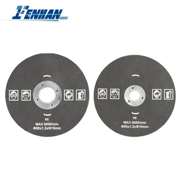 85mm Kesme Diskleri 85x10 / 15mm Dairesel Reçine taşlama tekerleği Testere Bıçakları Metal Kesme İçin Fiber Kesme Diski Aşındırıcı Aletler