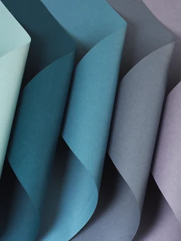 10 adet Klasik Retro Düz Renk Kapok Kağıt Kalınlaşmış Çiçek Kağıt Çiçek Buketi Ambalaj Hediye Ambalaj Kağıdı Malzemesi