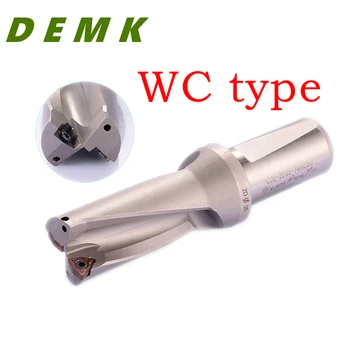 4 D 5 D 14mm 2D 3D-50mm Her WCMX WCMT serisi ekle için hızlı mekanik Torna CNC matkap bit set WC serisi ekle bit U matkap 