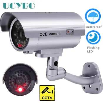 Güvenlik kamerası Kukla güvenlik sahte kamera w / wifi açık knipperend led video gözetleme kukla kamera
