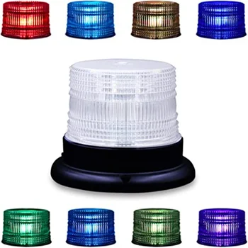 Flaşör Polis çakarlı lamba 8 Renkler Ayarlanabilir Acil Dönen çakarlı lamba Manyetik Taban Çakmak Fişi için Araç