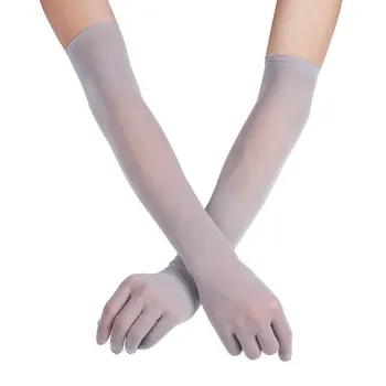 1 Çift Açık bisiklet eldiveni Seksi Çorap Eldiven Erkek Kadın Tam Parmak Uzun Eldiven üzerinde Kayma Yumuşak Eldivenler Güneş Koruma