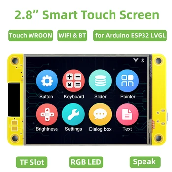 ESP32 Arduino için LVGL WİFİ BT Geliştirme Kurulu 2.8 İnç 240*320 Akıllı Ekran LCD TFT Modülü Dokunmatik ODA Demo Veri