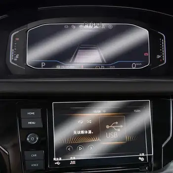 Volkswagen için T-roc 2018 2019 2020 Temperli Cam Araba Navigasyon Ekran Koruyucu lcd ekran Filmi T Roc Pano Paneli Kapağı