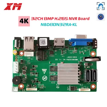 4K 32 CH*8MP H. 265/H. 264 Akıllı Analys NVR DVR Ağ Dijital Video Kayıt SATA Hattı ile IP Kamera XM CMS XMEYE CCTV
