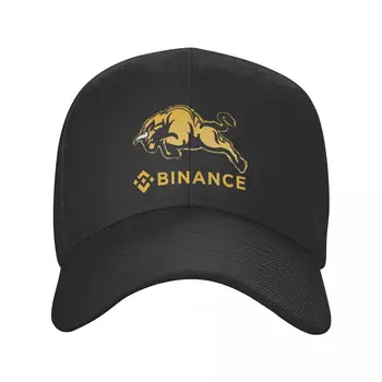 Crytopcurrency Binance Sikke beyzbol şapkası Erkekler Kadınlar için Nefes BNB Boğa Blockchain Baba Şapka Spor Snapback Kapaklar kamyon şoförü şapkaları