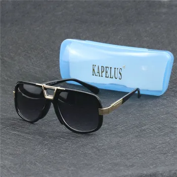KAPELUS Patlama modelleri siyah güneş gözlüğü erkekler ve kadınlar için Yüksek kaliteli yıldız güneş gözlüğü 68370S