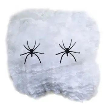 Yapay Örümcek Ağı Taşınabilir Yapay Örümcek Ağı Hafif Dekorasyon komik aydınlık taklit Örümcek Ağı