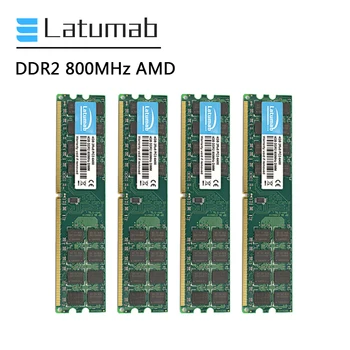 Latumab RAM DDR2 4GB 8GB 16GB 800mhz PC2-6400 AMD CPU Yonga Seti Anakart RAM bellek 240 Pins 1.8 V PC RAM bellek Modülü