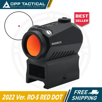 Yükseltilmiş Versiyonu RO-5 1x20mm IPX7 Su Geçirmez kırmızı nokta görüşü ile Hareket Aktif Aydınlatma Tüfekler için Tam Orijinal İşaretleri