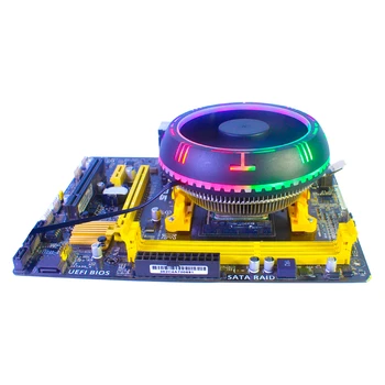 LED CPU Soğutucu Soğutma CPU fan PC Soğutma 120mm fan Radyatör LGA 775 1150 1151 1155 1156 1366X79X99 AMD AM3 AM4