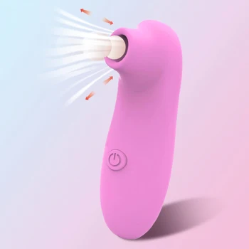 Klitoral Emme Vibratör Kadın Vakum Stimülatörü meme Vajina Kadın enayi klitoris Seks 10 Hızları Yetişkin Masturbator