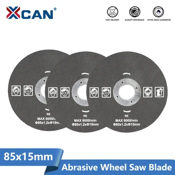 XCAN Aşındırıcı Tekerlek Testere Bıçağı 85mm Dairesel Testere Bıçağı Metal Kesme Diski Aşındırıcı Aletler Taşlama Tekerlek Kesme Diskleri