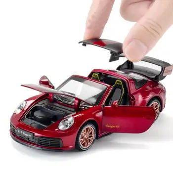 1:32 Alaşım Spor Araba Modeli Süsler Simülasyon Geri Çekin oyuncak arabalar Hayranları Koleksiyonu Çocuk Yılbaşı Hediyeleri